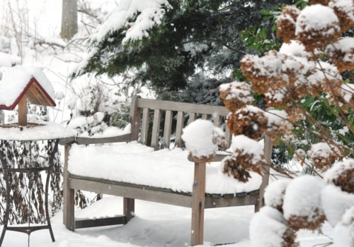 Welk tuinmeubilair kan in de winter buiten worden gelaten?